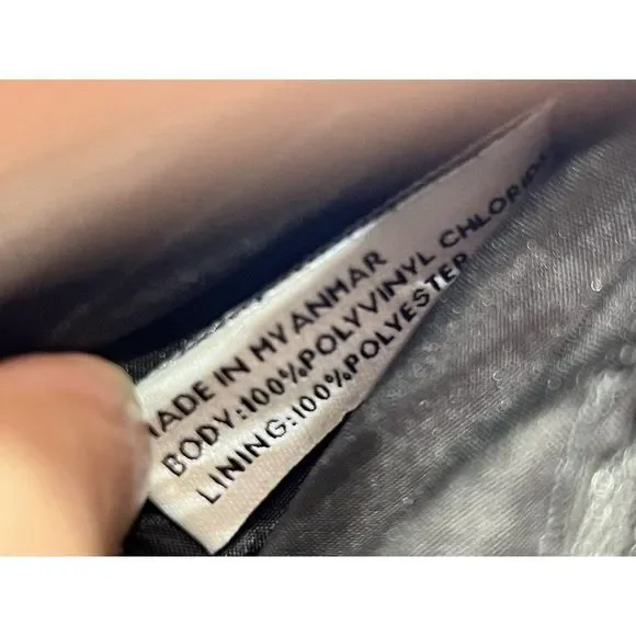 Nine West Black Purse Shoulder Double Zipper Organizer Bag - Picture 6 of 6